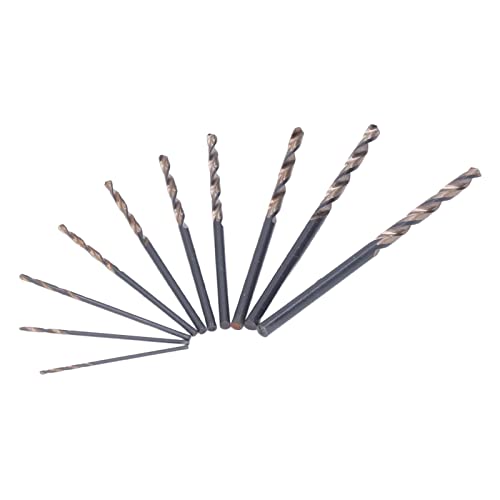 Metallbohrerbits, 0,8 Bis 3,0 Mm HSS -Bohrer -Bit -Set -Impact -Bohrbits Bohrbits Sets Mini -Drehbohrbohrloch für Walnussbienenwachs Holz von TIKATARER