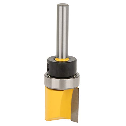 Router Bit Eingestellt, 1/4in -Schaftlager -Spülen -Trim -Router -Bit 1/4 Shank Flush Trim Router Bit 1/4 Shank Woodworking Router Bit Frende Cutter Carpenter Tool 1/4x3/4x20 von TIKATARER