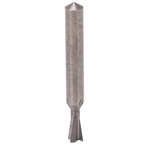 Schwalbenschwanz-Fräser, Schwalbenschwanz-Fräser, Hartmetall, 6 Mm Durchmesser, Schaft 4 Nuten, 50 Mm Länge, Universeller Schwalbenschwanz-Fräser (80°) von TIKATARER