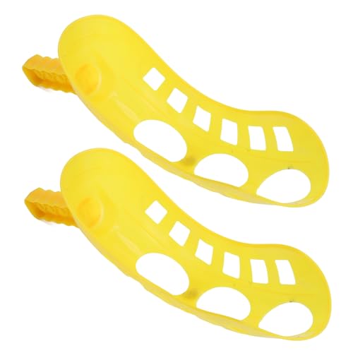 TIKATARER Scoop Ball, Scoop Ball Set Sport Scoop Ball Spiel Sensorische Motorik Training Outdoor Scoop Wurfspiel für Yard Beach Picknick Camping (Yellow) von TIKATARER