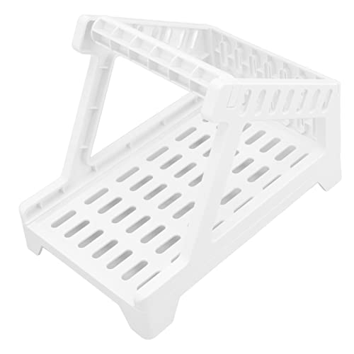 Thermo-Etikettenhalter, Barcode-Druckerständer, Etikettenhalter für Thermodrucker, Aufkleberhalter, Leicht, Praktisch, Druckerständer für Allgemeine Etikettiermaschinen (WHITE) von TIKATARER