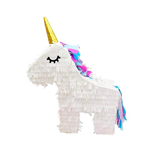 TIME FOR FIESTA MY-PIÑATA PIÑATAS & MORE Pinata Einhorn zum Befüllen mit Süßigkeiten - perfekt für den Kindergeburtstag, als Geschenkidee oder als Hochzeitsspiel von TIME FOR FIESTA MY-PIÑATA PIÑATAS & MORE