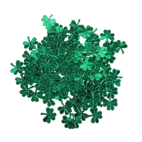 TINEASUR 1 Klee Pailletten Dekoration Festival Konfetti Karneval Tisch Konfetti Blatt Konfetti Irisches Festivaldekor Konfetti Auf Den Tisch Streuen Party Konfetti Tischkonfetti Green Pvc von TINEASUR