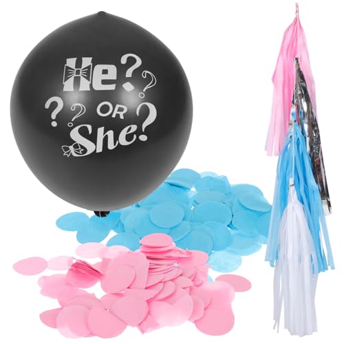 TINEASUR 1 Satz Geschlecht offenbaren Partydekor Babyballons für Jungen oder Mädchen -Dusche-Party-Ballon konfettiballone shower ballon Partyzubehör zur Offenlegung des Geschlechts von TINEASUR