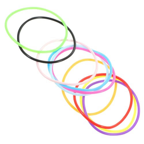 TINEASUR Silikonarmbänder 10 Stück Bunte Gelee Armbänder Dehnbare Silikon Armbänder Tragbare Party Armbänder Für Kinder Und Erwachsene Silikonarmband Kinder von TINEASUR