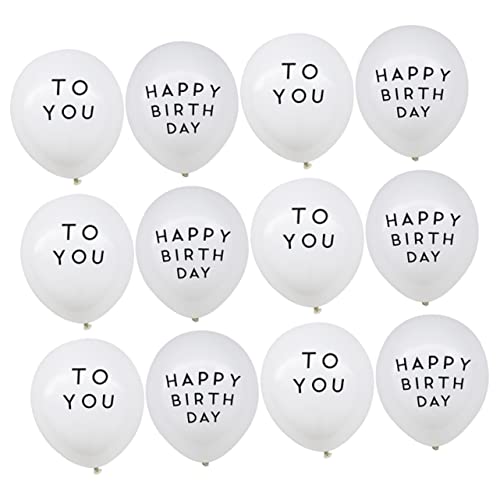 TINEASUR 100 Stück 12 Latexballons luftballons balloons geburtstagsballons wasserballons ballonie Ballons bedrucken Partyballons Ballons zum Bedrucken von Buchstaben Modeballons Black von TINEASUR