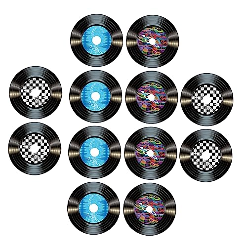 TINEASUR Vinyl Record Decor Kunst Set Papier Aufzeichnungen Decor Hause Verzierungen Retro Stil von TINEASUR