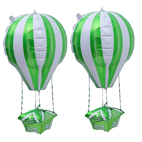 TINEASUR 2st Ballon Wolken Für Die Decke Heiß Hängen Aufblasbares Spielzeug Flugzeugspielzeug Für Kinder Heißfolienverzierungen Flugzeugspielzeug Für Jungen Heißes Dekor Aluminiumfolie von TINEASUR