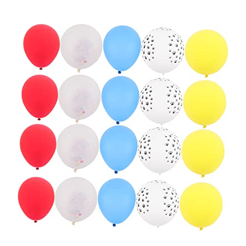 TINEASUR 36St Hundepfote Ballon ballons balloons Haustier-Geburtstagsballon Alles zum Geburtstag Dekorationen für Jungen Party-Layout-Requisiten geburtstagsfeier dekoration Emulsion von TINEASUR