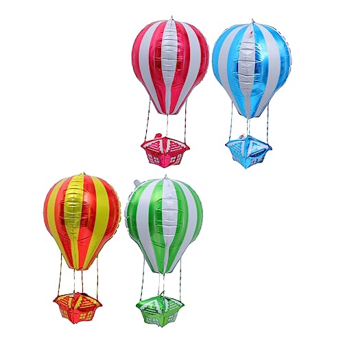 TINEASUR 4 Stück Ballon raumdeko balloons luftbalondeko balongas luftbalons aufblasbare Party-Requisiten aufblasbares Spielzeug Aluminiumfolie von TINEASUR