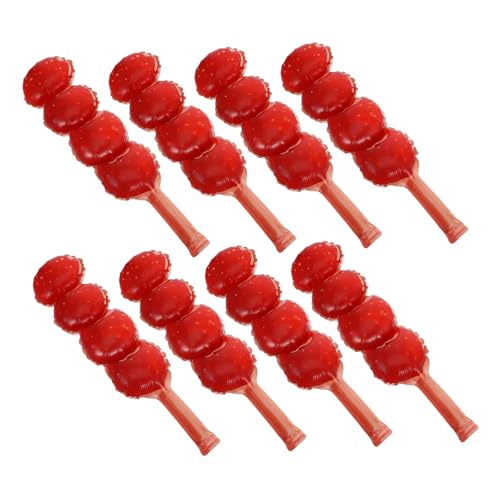 TINEASUR 8Pcs Ballon Requisiten Luftballons Tischdekorationen Konische Saugnapfbecher Miniaturdekoration Ersatzballons Dekoration Saugbecher Süßigkeiten Luftballons Mini Dekoration Pe von TINEASUR