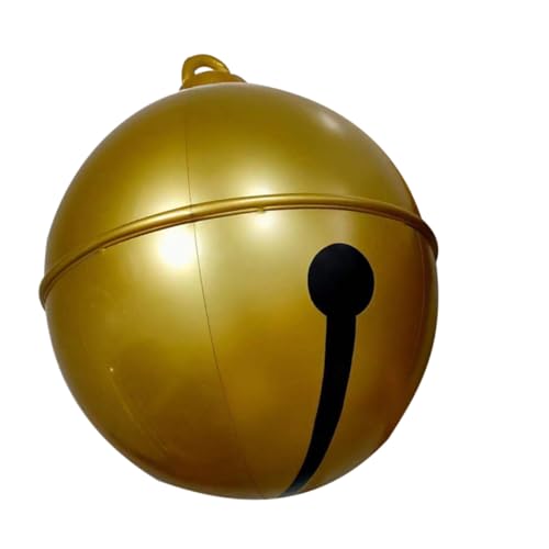 TINEASUR Ballonglocken PVC-Ballon Partyballon luftballons Schöne Ballons geburtstagsdekoration dekorativer Kugelschmuck Weihnachtsballons dekorativer Luftballon Neuheit Ballon Golden von TINEASUR