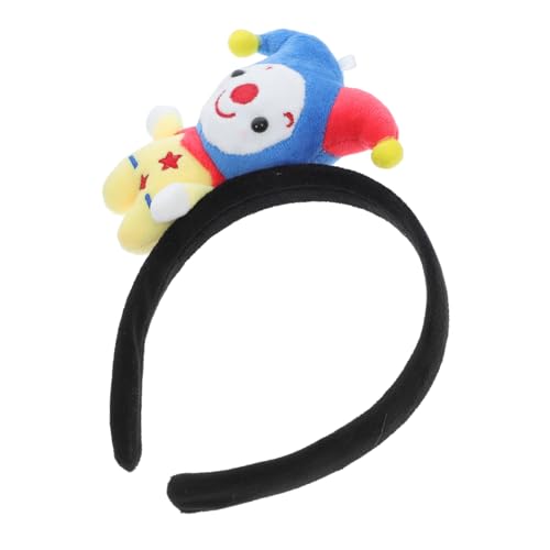 TINEASUR Clown Stirnband Haarband Stirnbänder Halloween Kostüme Für Erwachsene Clown Hüte Alberne Hüte Zirkus Haarteil Halloween Party Haarbekleidung Zirkus Themenparty Haarband von TINEASUR