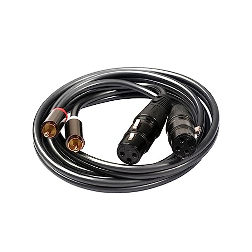 TINEASUR Dual Auf Dual XLR Male Audio Adapter Kabel Signal Patch Kabel Für Audiogeräte Hochwertiges Signal Audio Kabel 366120 15 von TINEASUR