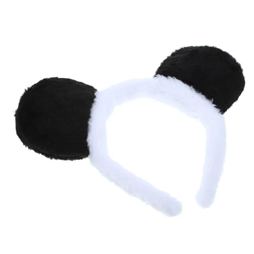 TINEASUR Panda Ohr Stirnband Haarschmuck Festival Kopfschmuck Dekor Cosplay Prop Kostüm Ornament Kostüm Party Stirnband Party Cosplay Stirnband Kopfschmuck Prop Festival Requisiten Party von TINEASUR