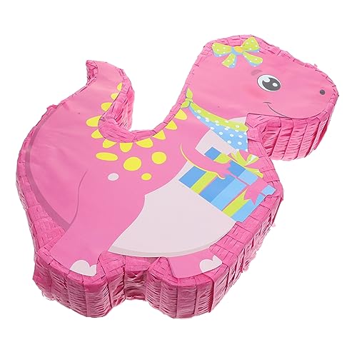 TINEASUR Piñata komfetti festlich weihnatsdeko spielwaren diehochzei unikal Esel Pinata Aufblasbarer Palmenkühler Pinata-Spiel gefallen Event-Pinata-Dekor hängendes Pinata-Dekor Papier Rosa von TINEASUR