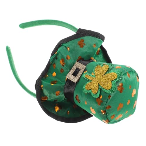 TINEASUR St. Patrick Hut Stirnband Für Mädchen Dekorativer Festival-kopfschmuck St. Patrick's Day Stirnband Haarspange Für St. Patricks Festival-party-requisite Stirnbänder Stoff von TINEASUR