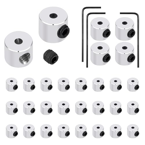 Pin Keeper Metall Pin Rücken Ersatz Verschlussstifte Pin Backs Locking mit Schraubenschlüssel für Anstecker Schmuck Brosche Namensschild 6 x 5 mm 30 Stück von TINGJS