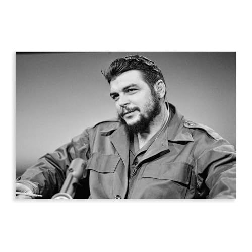 TINGTOEO Che Guevara 5 Leinwand-Poster, Wandkunst, Dekordruck, Bild Gemälde für Wohnzimmer, Schlafzimmer, Dekoration, ungerahmt, 60 x 90 cm von TINGTOEO