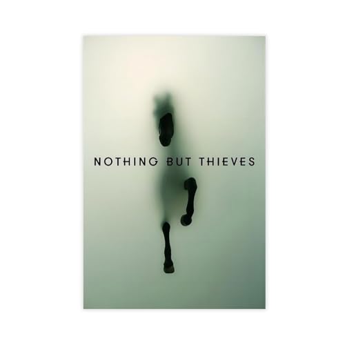 TINGTOEO Poster auf Leinwand, Motiv "Nothing But Thieves", Wandkunst, Dekordruck, Bild, Gemälde für Wohnzimmer, Schlafzimmer, Dekoration, ungerahmt, 50 x 75 cm von TINGTOEO