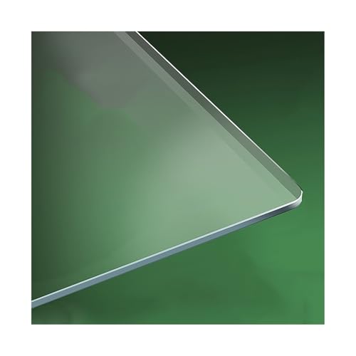 Tischschutzfolie Tischschutz Transparent Pflegeleicht Transparent Tischfolie mit Abgeschrägten für Tisch Fettdicht Tischschutzfolie(Clear,60x80cm) von TIPUQ