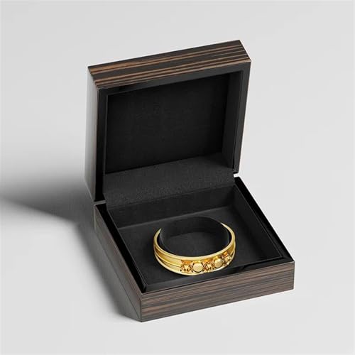 Schmuckkästchen Holz Anhänger Schmuckschatulle Halskette Armreif Armband Schmuck Display Aufbewahrung Verpackung Geschenketui Heißer Verkauf Holzring Schmuckkasten Groß Jewelry Box(Type-A) von TISURXQ