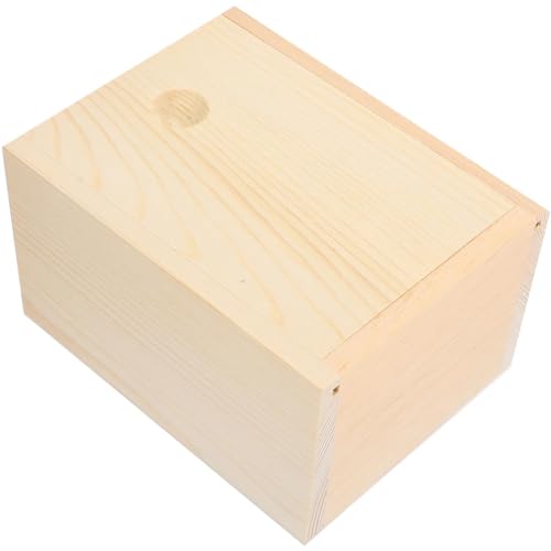 Schmuckkästchen Holz Massivholz Ausziehverpackung Holzkiste Parfüm Universelle Tee Kristallglas Aufbewahrung Dekorative Schmuckschatulle Schmuckkasten Groß Jewelry Box von TISURXQ