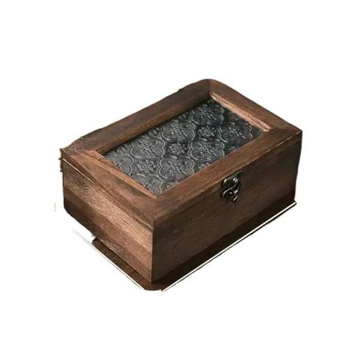 Schmuckkästchen Holz Schlichtes Holz Mit Deckel, Multifunktionale Klappboxen, Geschenkverpackung, Schmuckschatulle, Box Für Zuhause, Kleinigkeiten, Aufbewahrungsbox Schmuckkasten Groß Jewelry Box(Type von TISURXQ