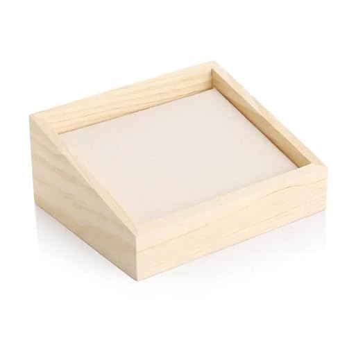 Schmuckkästchen Holz Schmuck Display Tray Ring Halter Box Ohrring Halskette Armband Anhänger Display Organizer Schmuck Lagerung Schmuckkasten Groß Jewelry Box(A) von TISURXQ