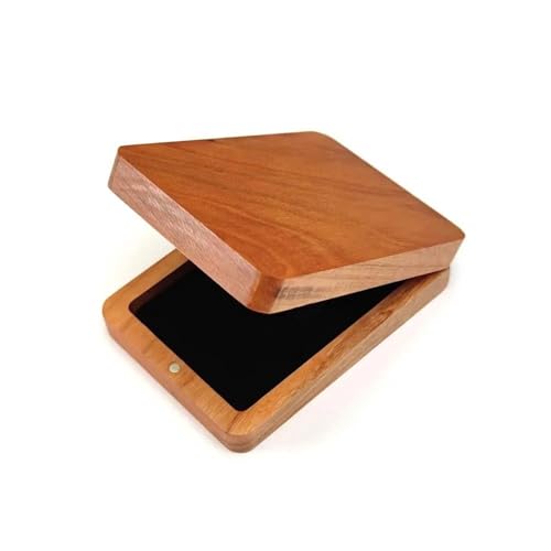 Schmuckkästchen Holz Schmuck-Ring-Box, Paar-Antrag, Verlobung, Schmuckschatulle, Überraschungsgeschenk, Rotierende Ring-Box, Karte, Vorschlag, Rotierend(8*6*2cm) Schmuckkasten Groß Jewelry Box(Type-B) von TISURXQ