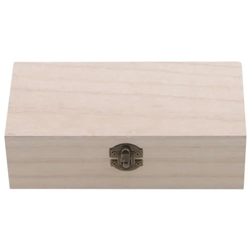 Schmuckkästchen Holz Schmuckschatulle Nützlich Praktisch Holz Schmuckkästchen Dekorative Halskette Dekorativ Schmuckkasten Groß Jewelry Box(Light Color) von TISURXQ