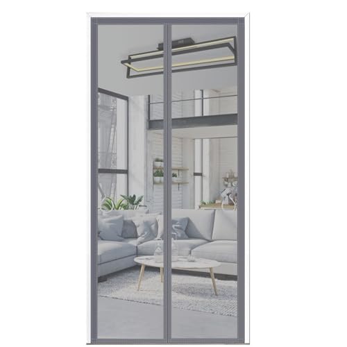 TJDWPRRD Mesh Partition Vorhang Türbildschirm Magnetverschluss Für Vordertüren 36 x 78 in Reversibel Links rechts Seitenöffnung Innenräume Schwerlast Glasfaser Netzvorhänge,B,0.85x1.95m TJDWPRRD Mesh Partition Vorhang Türbildschirm Magnetverschluss Für Vordertüren 36 x 78 in Reversibel Links rechts Seitenöffnung Innenräume Schwerlast Glasfaser Netzvorhänge,B,0.85x1.95m von TJDWPRRD
