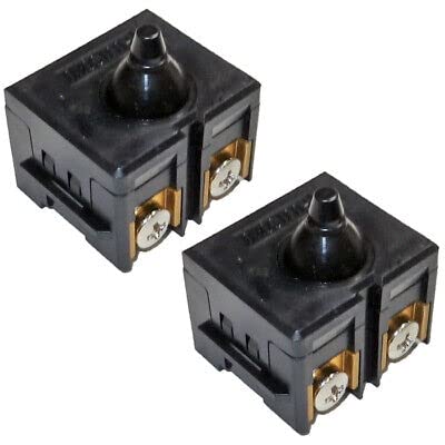 TJPoto 2 Stück N396008 Winkelschleifer Power Switch DWE402 DWE402 DWE402G DWE402G Schwarz Ersatzteil Neu für DeWalt von TJPoto