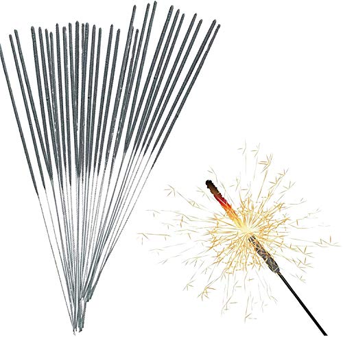 150x Wunderkerzen 28 cm - Sternspritzer für Partys & Feuerwerk & Geburtstag & Hochzeit Silvester Kat. F1 für Jugendlichen & Kinder Jugendfeuerwerk 2024 von TK Gruppe Timo Klingler