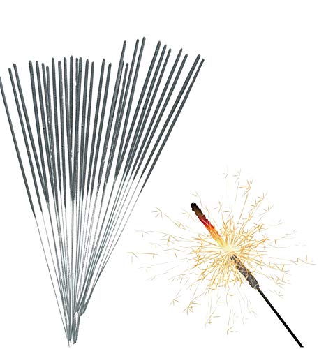 happy sparks® 200x Wunderkerzen 17 cm - Sternspritzer & Geburtstagskerzen für Partys & Hochzeit & Geburtstag - Silvester für Jugendlichen & Kinder von TK Gruppe Timo Klingler