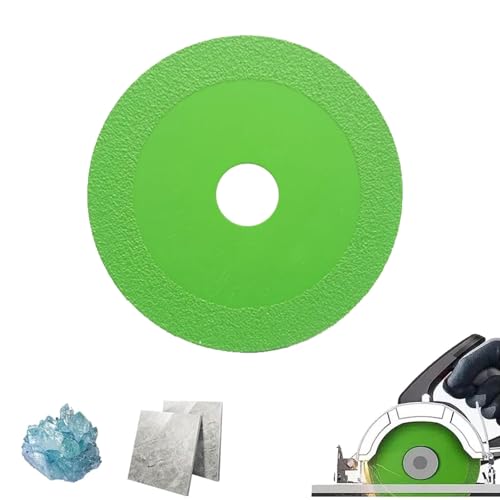 TKNIBEEN,Diamond Chamfered Saw Blade, Diamond Chamfered Saw Blades For Cutting And Grinding Tile And Marble, 4 Inch Glass Cutting Disc 1mm Diamond Saw Blade For Angle Grinder (1PCS) von TKNIBEEN