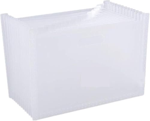 Blaue erweiterbare Aktenordner-Organisationsbox – A4-Dokumentenmappe for das Büro, for Akten und Ordner, Ablage-Aufbewahrungslösung(White) von TLTLT