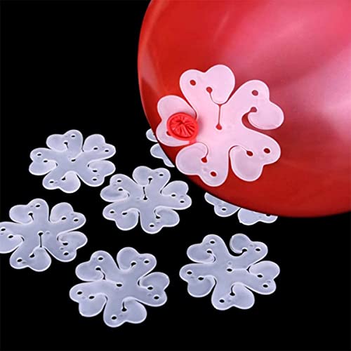 Ballon Blumen Clip Rund Blumen Ballon Clip Luftballon Clips, Ballon Zubehör, Ballon Girlande Blumen-verbinder Für Die Dekoration Der Party, Hochzeit, Geburtstag, 30 Stück von TMRBBesty