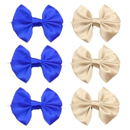 Satinschleifen 40 Stück Bunte Schleifen Vorgebunden 9×8 cm Ribbon Bows Dekorative Schleifen Weihnachtsschleifen mit Draht Twist Krawatten für Party Behandeln Lutscher Taschen Deko (Mixed6#) von TMTGTS