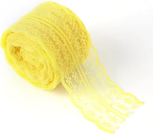 TMTGTS Breites Spitzenband 4.5cm*30 Yards Nicht-Elastische Dekorative Spitzen-Rollen Bunte Spitzenrolle Vintage-Spitzenborte DIY Dekorative LaceDekoband Für Design Geburtstag Party-AktivitäTen(12#) von TMTGTS