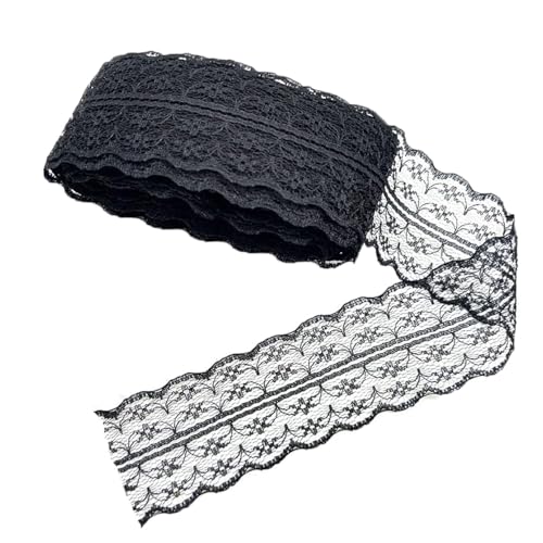 TMTGTS Breites Spitzenband 4.5cm*30 Yards Nicht-Elastische Dekorative Spitzen-Rollen Bunte Spitzenrolle Vintage-Spitzenborte DIY Dekorative LaceDekoband Für Design Geburtstag Party-AktivitäTen(2#) von TMTGTS