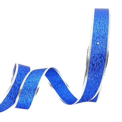 TMTGTS Glänzend Poly Glitter Ringelband Geschenkband metallic Einpacken von Geschenken Polyband Geschenkschleifen Schleifenband,Dekoband Satinband dekorativ für Geschenkverpackungen DIY-Basteleien von TMTGTS