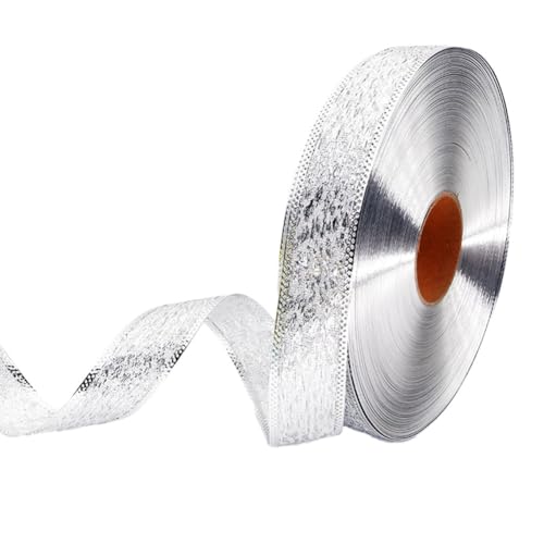 TMTGTS Glänzend Poly Glitter Ringelband Geschenkband metallic Einpacken von Geschenken Polyband Geschenkschleifen Schleifenband,Dekoband Satinband dekorativ für Geschenkverpackungen DIY-Basteleien von TMTGTS