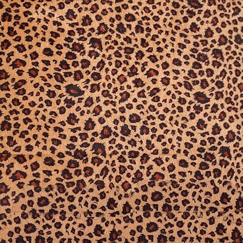 TMTGTS Samt-Tierdruck-Stoff Polyester Samt Leopard Weich Faux Fake Fur Short Pile Siberian Tiger Fabric Zebra Bedruckter Tierdruck Samtstoff zum Nähen von Bekleidung und Dekorationen jeder Art(2#) von TMTGTS