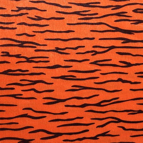 TMTGTS Samt-Tierdruck-Stoff Polyester Samt Leopard Weich Faux Fake Fur Short Pile Siberian Tiger Fabric Zebra Bedruckter Tierdruck Samtstoff zum Nähen von Bekleidung und Dekorationen jeder Art(26#) von TMTGTS