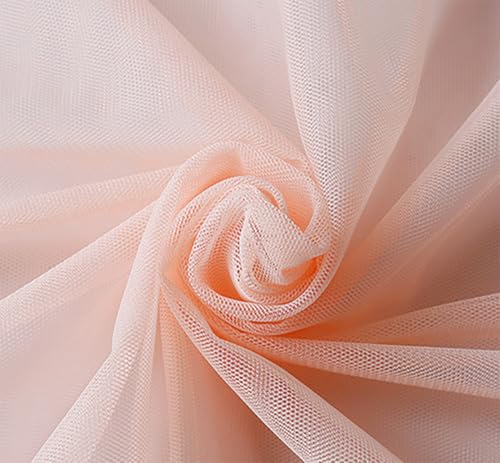 Tüllstoff 160cm × 6m Transparent Chiffon Organza Drapierstoff Soft Tüllband Netzgewebe Polyestergewebe Mesh Spitzenstoff für Hochzeit Party Stuhl Schärpe Girlanden Vorhang Tisch Deko(17#) von TMTGTS