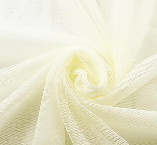 Tüllstoff 160cm × 9m Transparent Chiffon Organza Drapierstoff Soft Tüllband Netzgewebe Polyestergewebe Mesh Spitzenstoff für Hochzeit Party Stuhl Schärpe Girlanden Vorhang Tisch Deko(11#) von TMTGTS