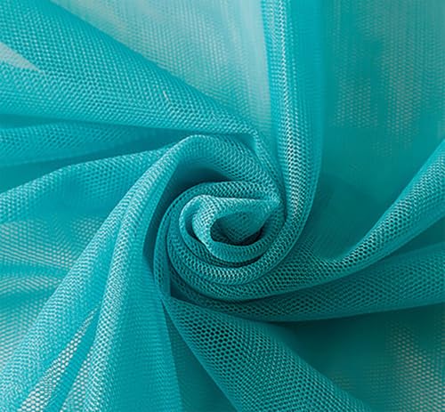 Tüllstoff 160cm × 9m Transparent Chiffon Organza Drapierstoff Soft Tüllband Netzgewebe Polyestergewebe Mesh Spitzenstoff für Hochzeit Party Stuhl Schärpe Girlanden Vorhang Tisch Deko(18#) von TMTGTS