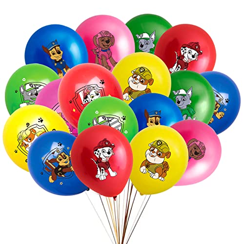 Paw Dog Patrol Luftballons（30Stück),100% Reiner Naturlatex, Das Bevorzugte Material ist Sicher und Ungiftig, Geeignet für Themenparty-Dekoration, Geburtstagsfeier, Abschlussfeier oder Weihnachten von TMXKDSJ.