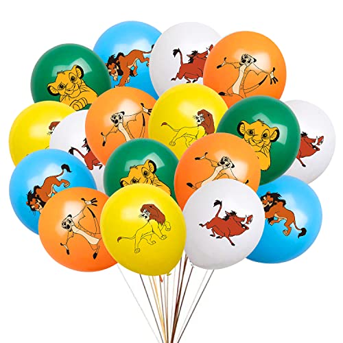 The Lion King Luftballons（30Stück),100% Reiner Naturlatex, Das Bevorzugte Material ist Sicher und Ungiftig, Geeignet für Themenparty-Dekoration, Geburtstagsfeier, Abschlussfeier oder Weihnachten von TMXKDSJ.